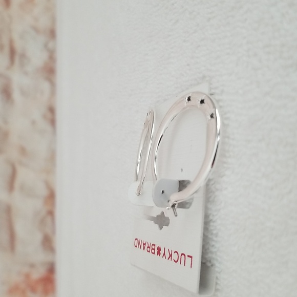 New Lucky Brand Hoop Earrings - Picture 3 of 7